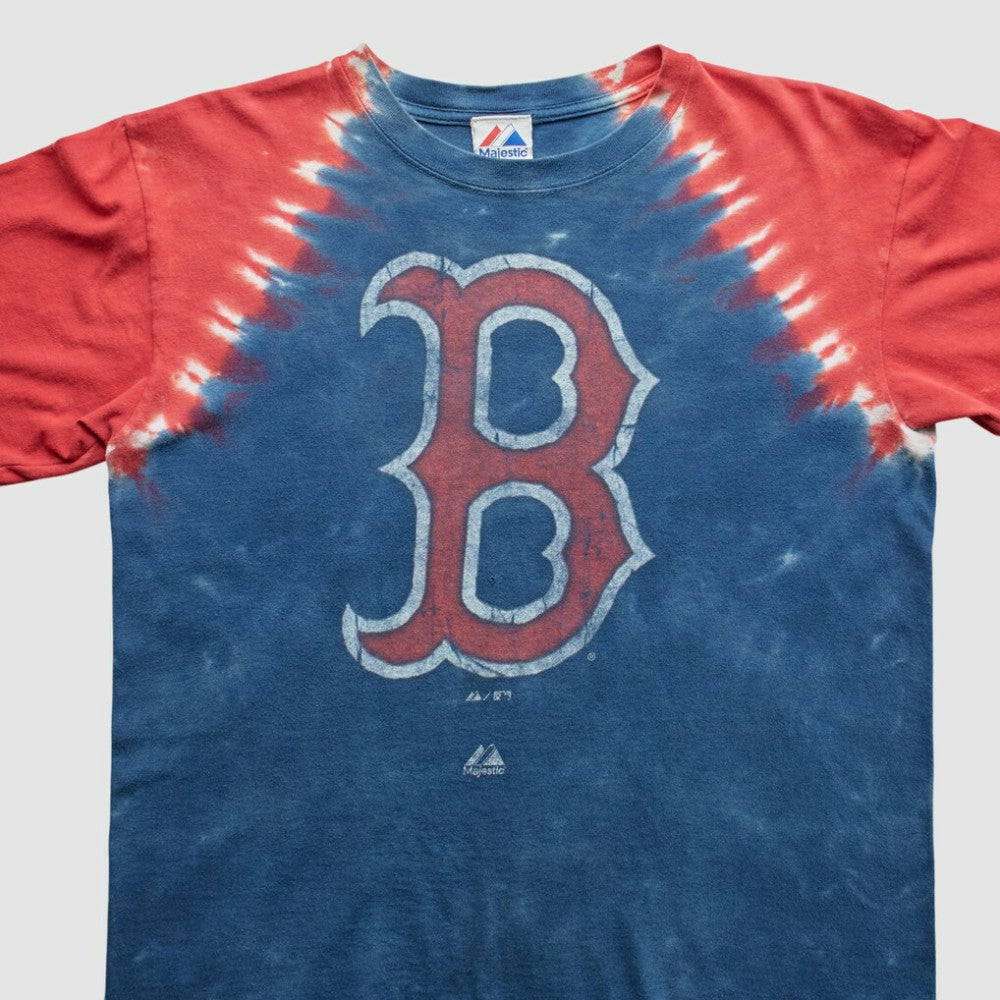 Boston Red Sox Majestic 2000s T-Shirt - Blue - Vintage - Fanatics Sale