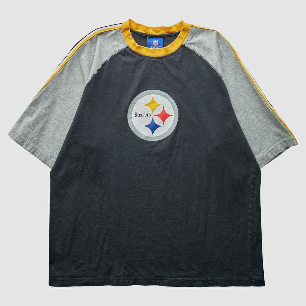 Fanatics Pittsburgh Steelers Reebok 2000s T-Shirt Black Vintage
