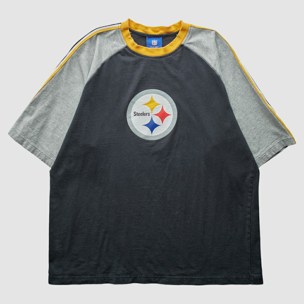 Fanatics Pittsburgh Steelers Reebok 2000s T-Shirt Black Vintage