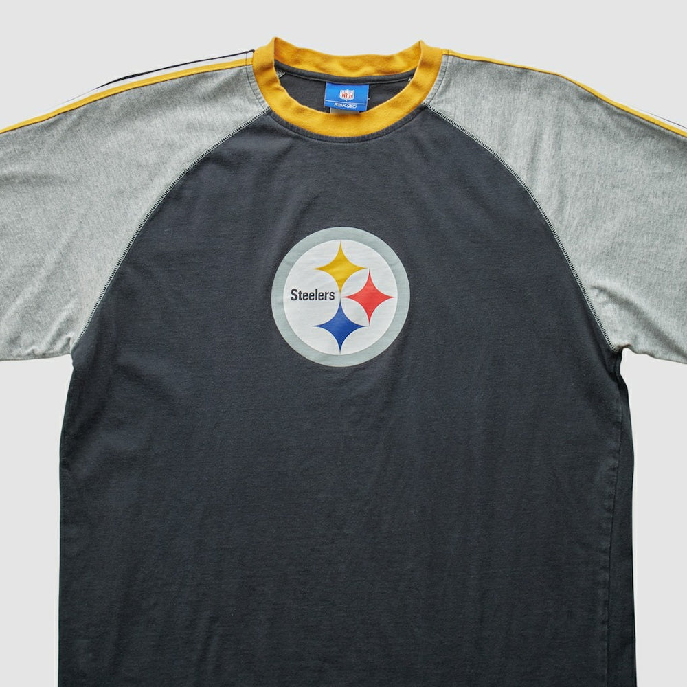 Fanatics Pittsburgh Steelers Reebok 2000s T-Shirt Black Vintage