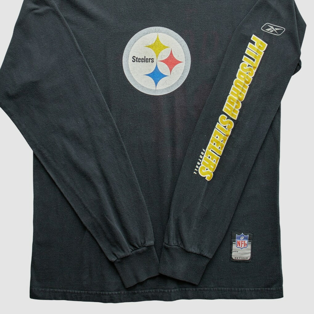 Fanatics Pittsburgh Steelers Reebok 2000s T-Shirt Black Vintage