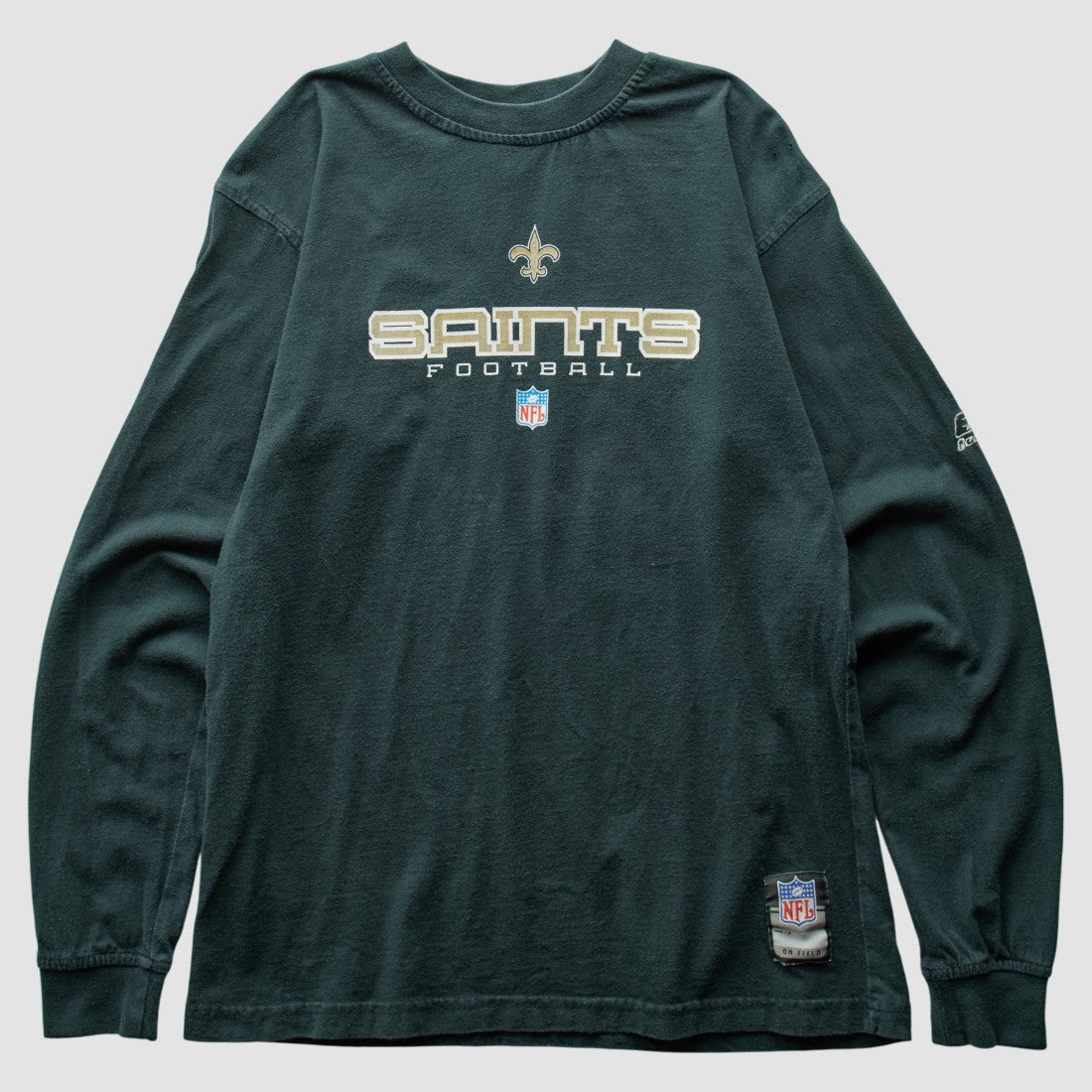Fanatics New Orleans Saints Reebok 2000s Sweatshirt Black Vintage