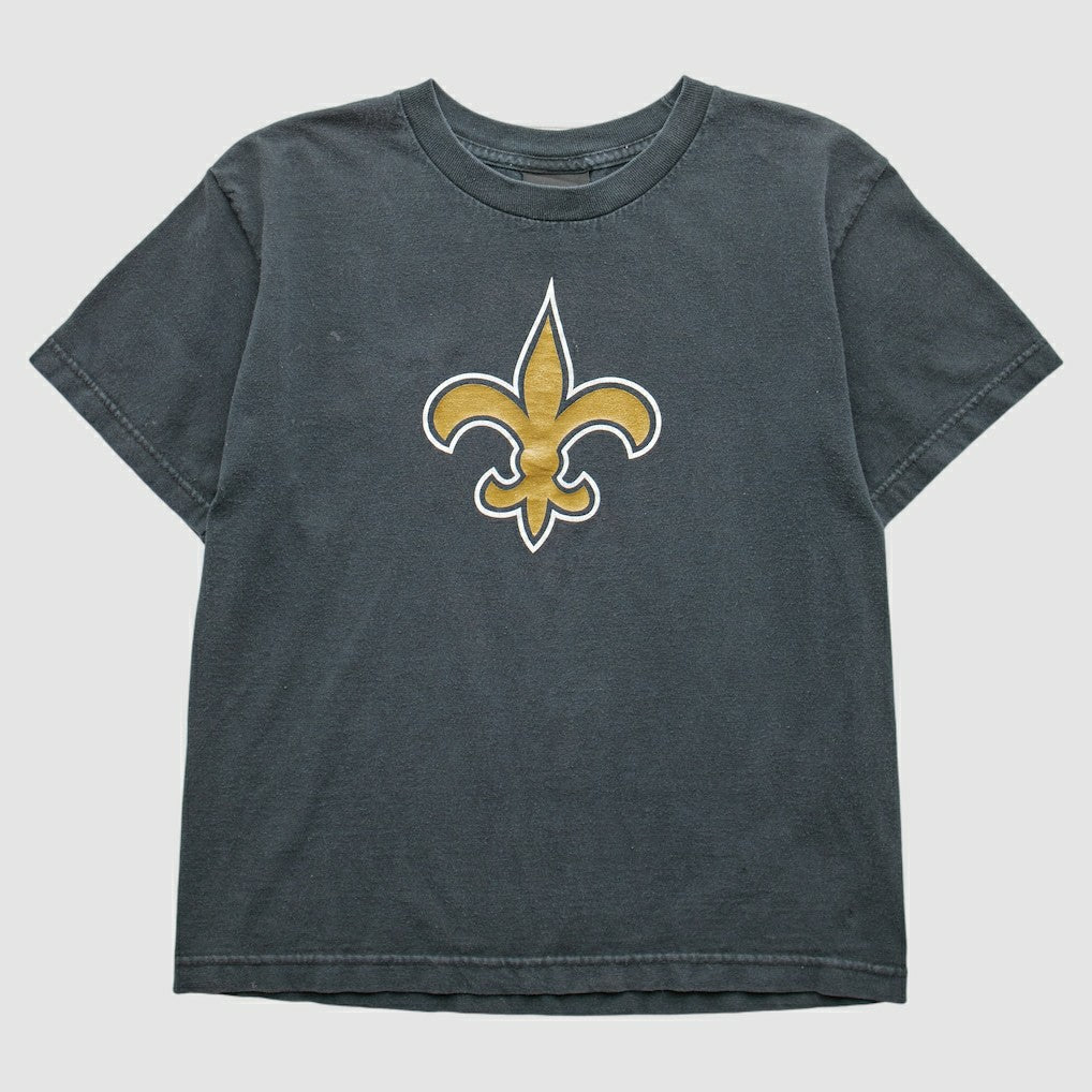 Fanatics New Orleans Saints Reebok 2000s T-Shirt Black Vintage