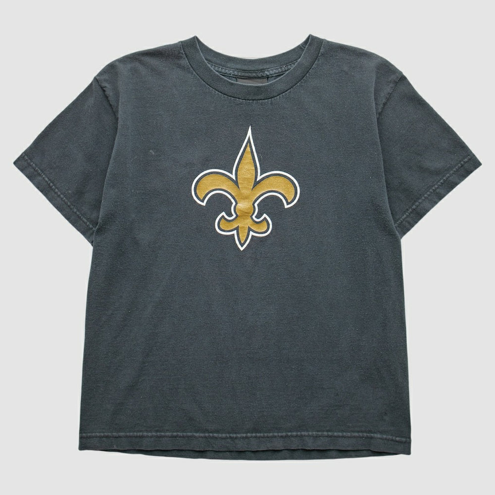 Fanatics New Orleans Saints Reebok 2000s T-Shirt Black Vintage