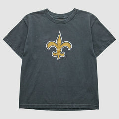Fanatics New Orleans Saints Reebok 2000s T-Shirt Black Vintage