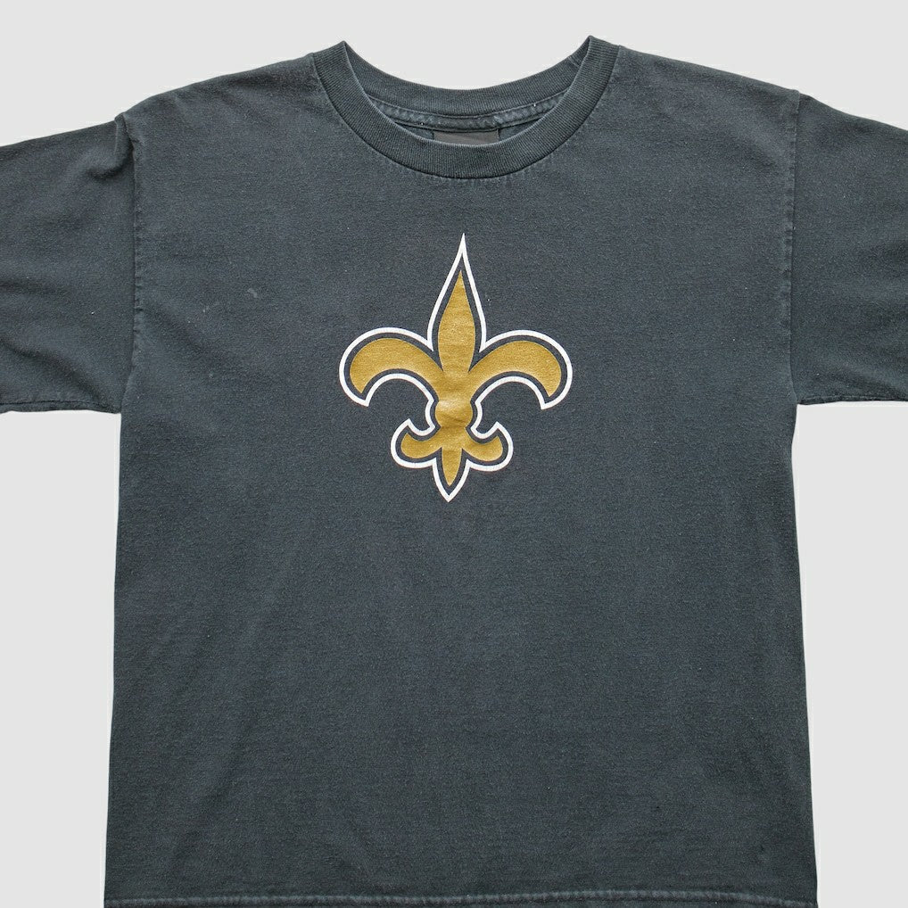 Fanatics New Orleans Saints Reebok 2000s T-Shirt Black Vintage