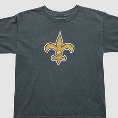 Fanatics New Orleans Saints Reebok 2000s T-Shirt Black Vintage