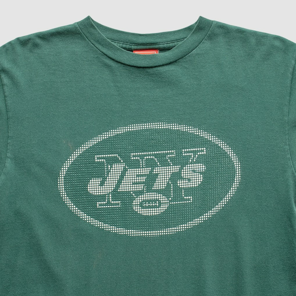 Fanatics New York Jets NFL 2000s Long Sleeve T-Shirt Green Vintage
