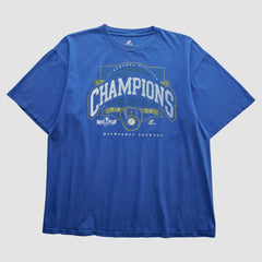 Milwaukee Brewers Majestic 2011 T-Shirt - Blue - Vintage - Fanatics Sale