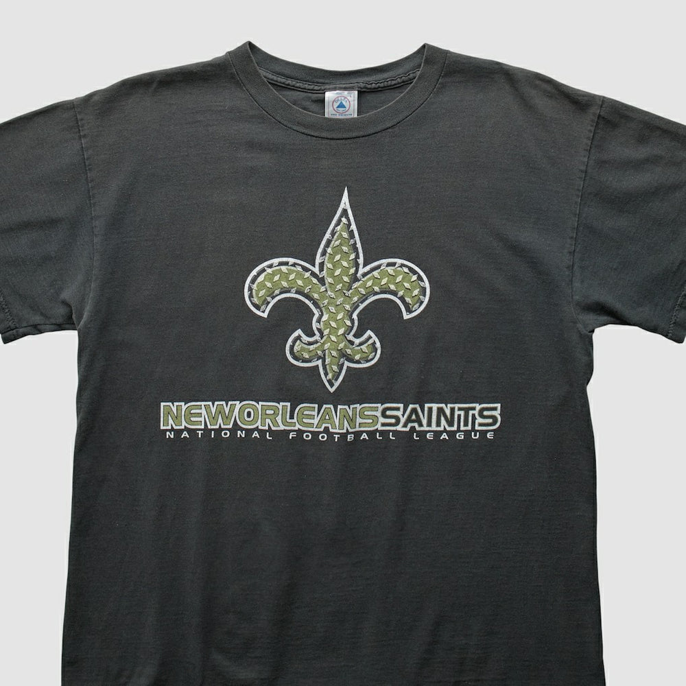 Fanatics New Orleans Saints Delta 2000s T-Shirt Black Vintage
