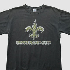 Fanatics New Orleans Saints Delta 2000s T-Shirt Black Vintage