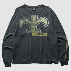 Fanatics New Orleans Saints NFL 2010s T-Shirt Black Vintage