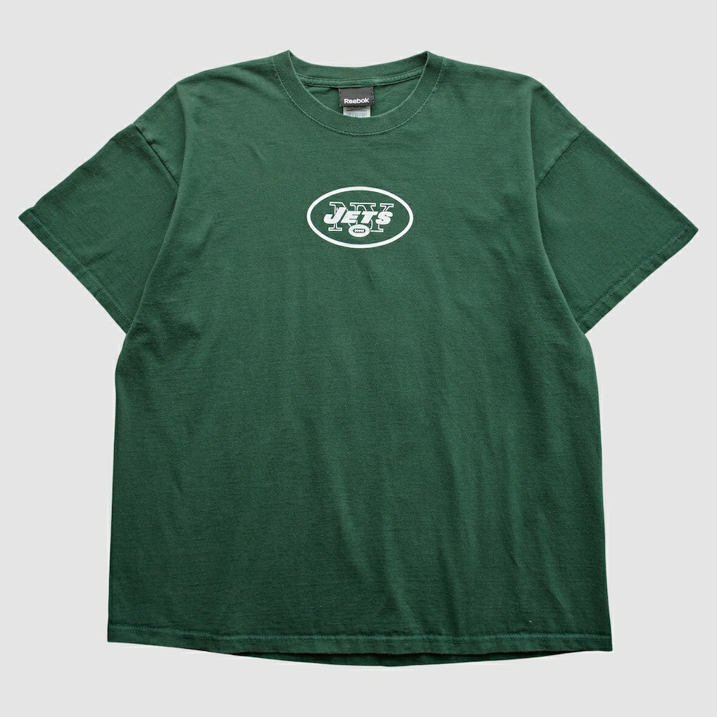 Fanatics New York Jets Reebok 2009 T-Shirt Green Vintage