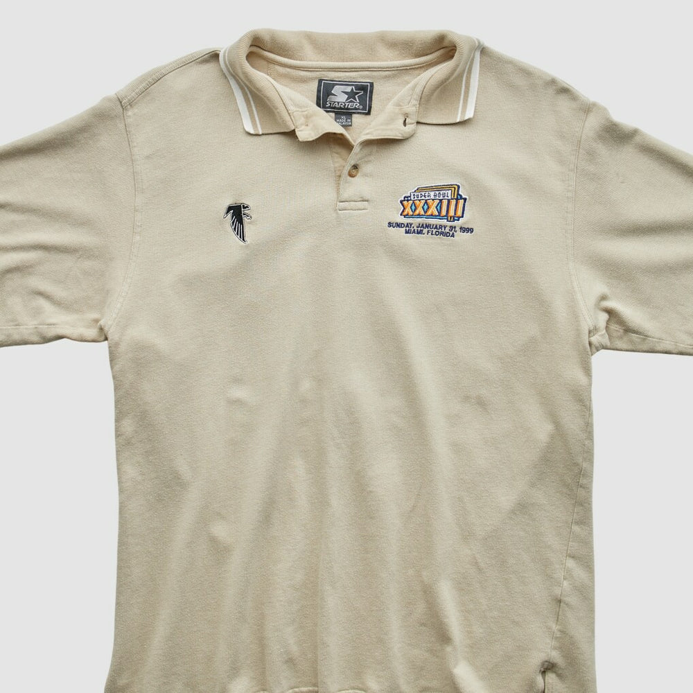 Fanatics Atlanta Falcons Starter 1999 Polo Beige Vintage