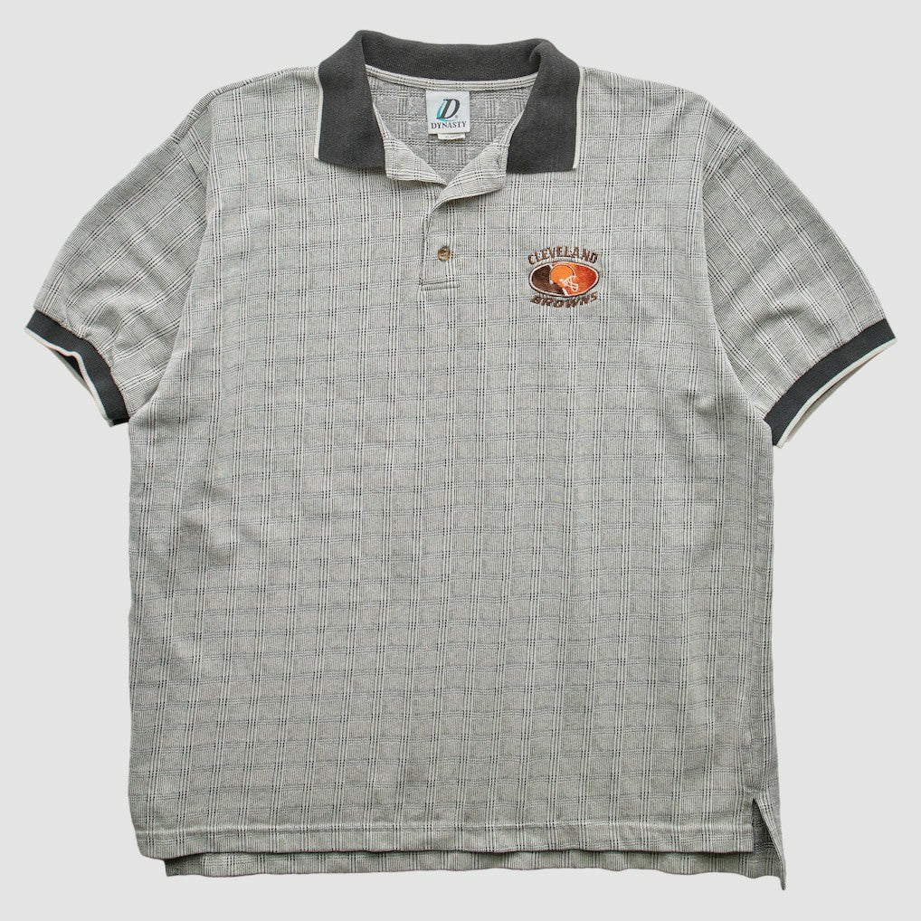 Fanatics Cleveland Browns Dynasty 2000s Polo Gray Vintage