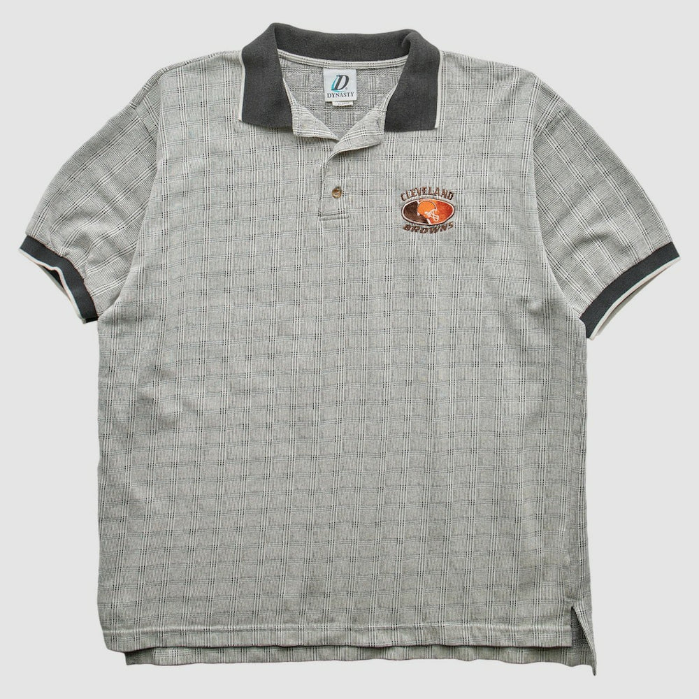 Fanatics Cleveland Browns Dynasty 2000s Polo Gray Vintage