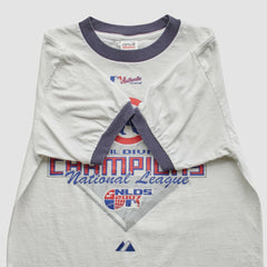 Chicago Cubs Majestic 2007 T-Shirt - White - Vintage - Fanatics Discount