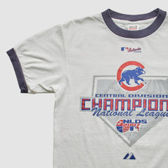 Chicago Cubs Majestic 2007 T-Shirt - White - Vintage - Fanatics Discount