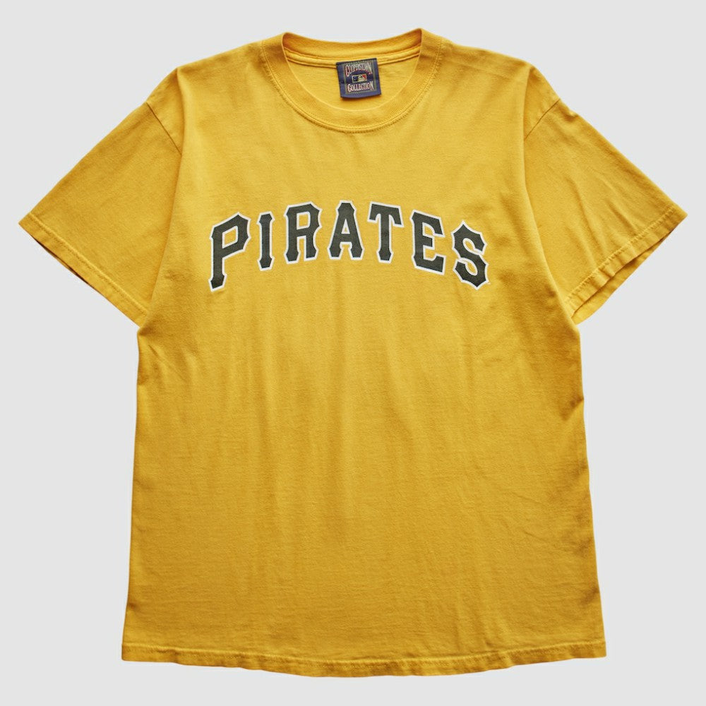 Pittsburgh Pirates Cooperstown Collection 2000s T-Shirt - Yellow - Vintage - Fanatics Discount