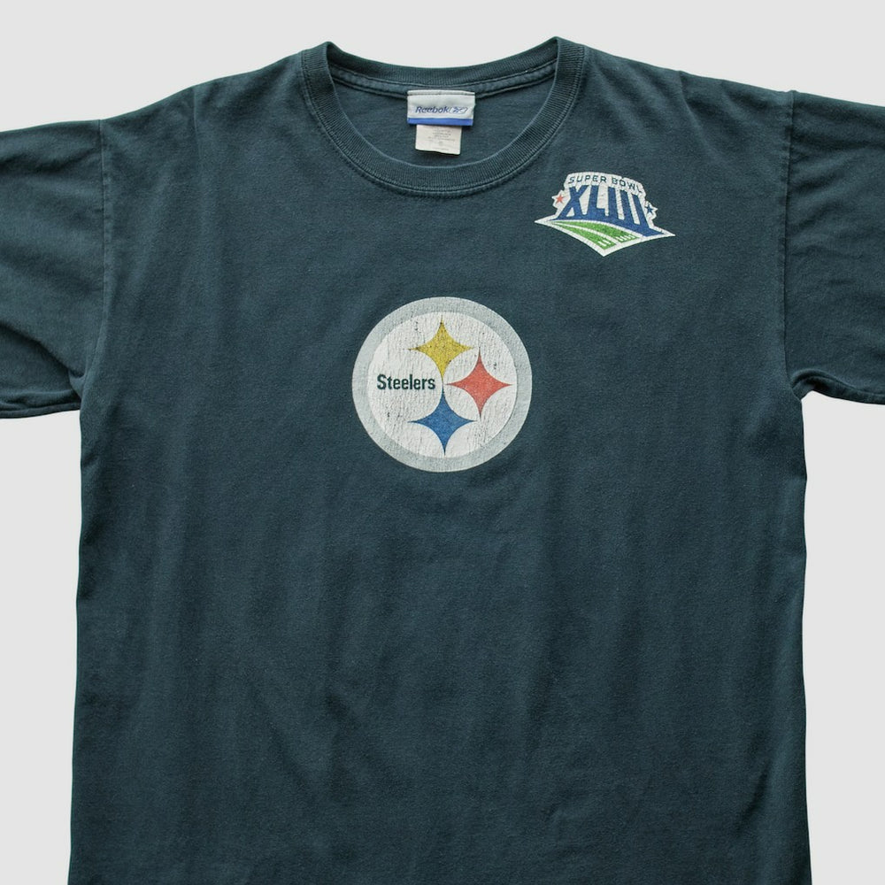 Fanatics Pittsburgh Steelers Reebok 2009 T-Shirt Blue Vintage