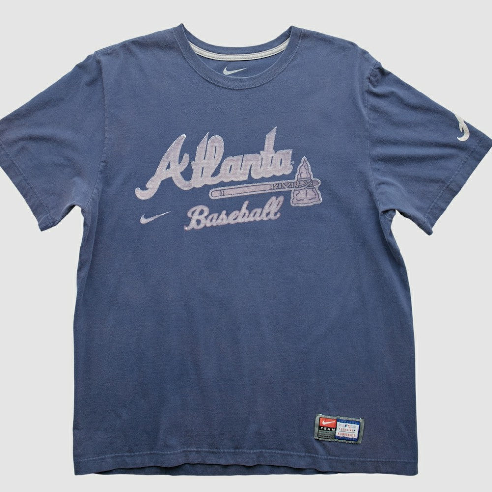 Atlanta Braves Nike 2010s T-Shirt - Blue - Vintage - Nike on Sale