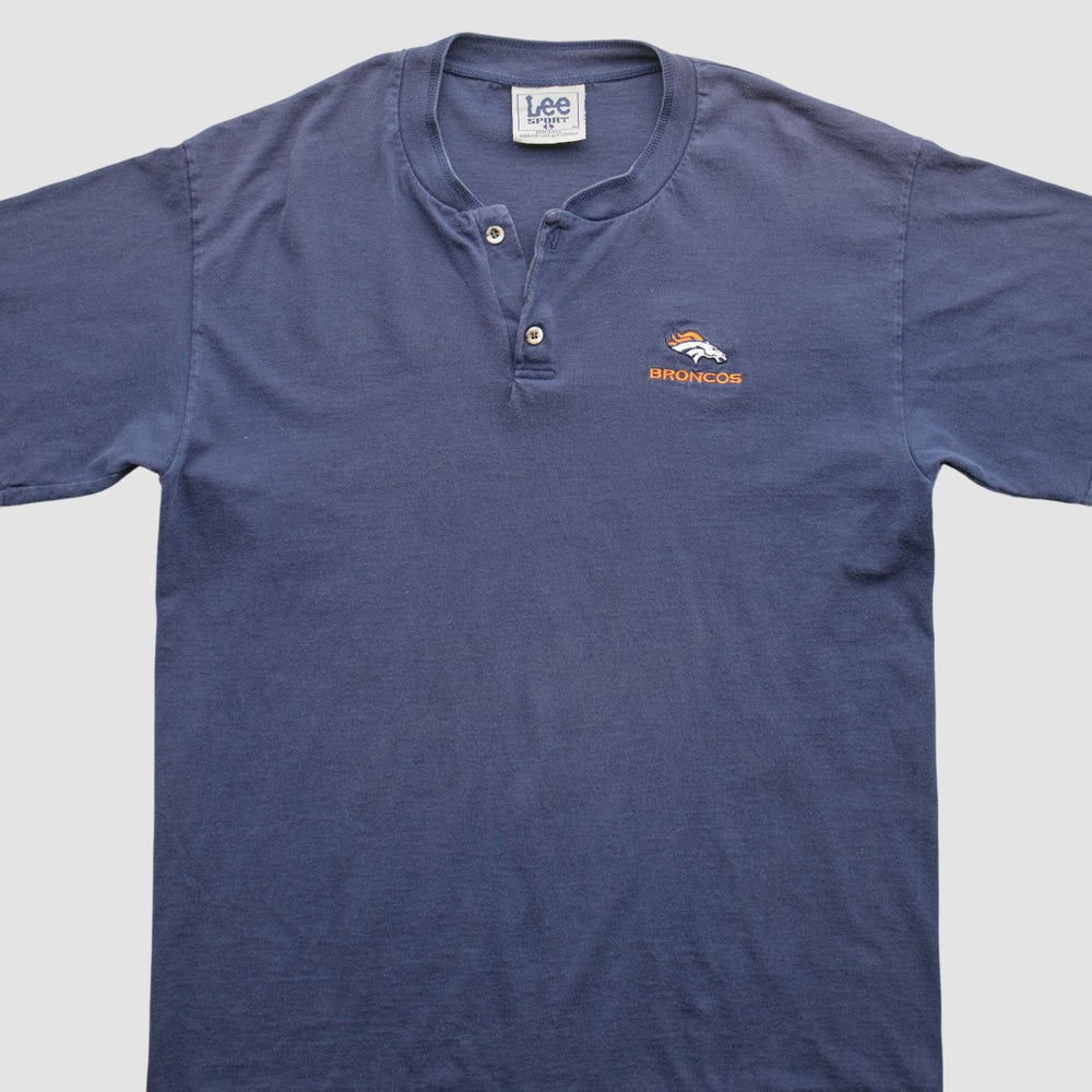 Fanatics Denver Broncos Lee Apparel 90s T-Shirt Navy Vintage