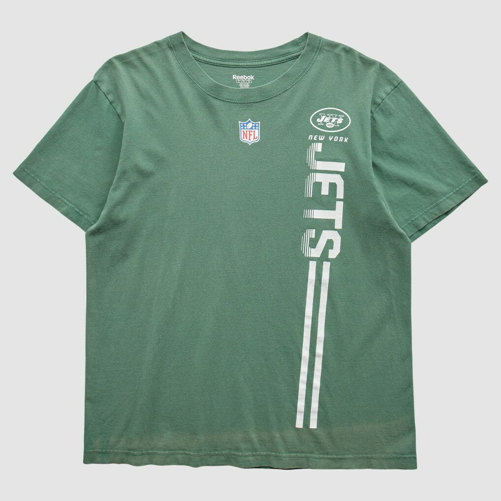 Fanatics New York Jets Reebok 2000s T-Shirt Green Vintage