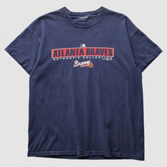 Atlanta Braves 2001 T-Shirt - Navy - Vintage - Fanatics Sale
