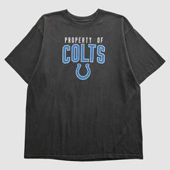 Fanatics Indianapolis Colts Reebok 2000s T-Shirt Black Vintage