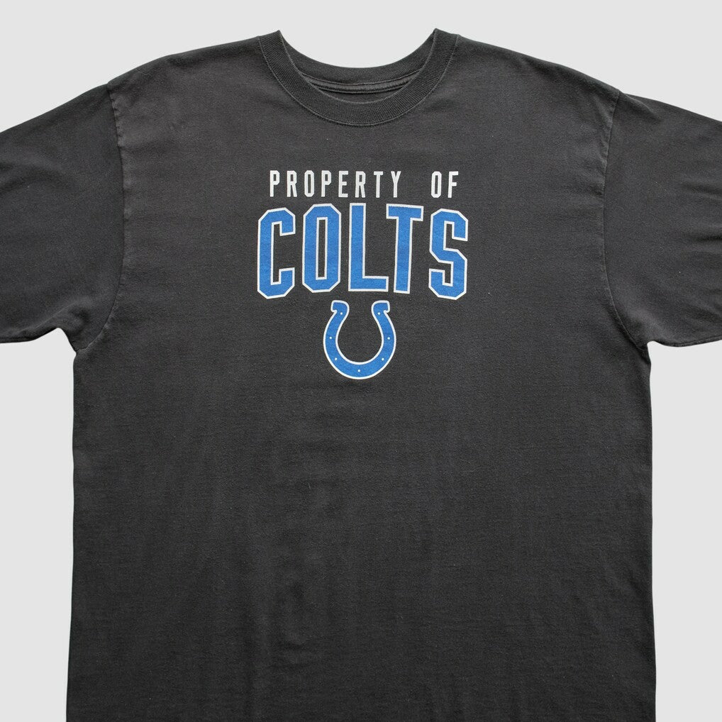Fanatics Indianapolis Colts Reebok 2000s T-Shirt Black Vintage