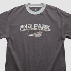 Pittsburgh Pirates Majestic 2008 T-Shirt - Gray - Vintage - Fanatics Discount