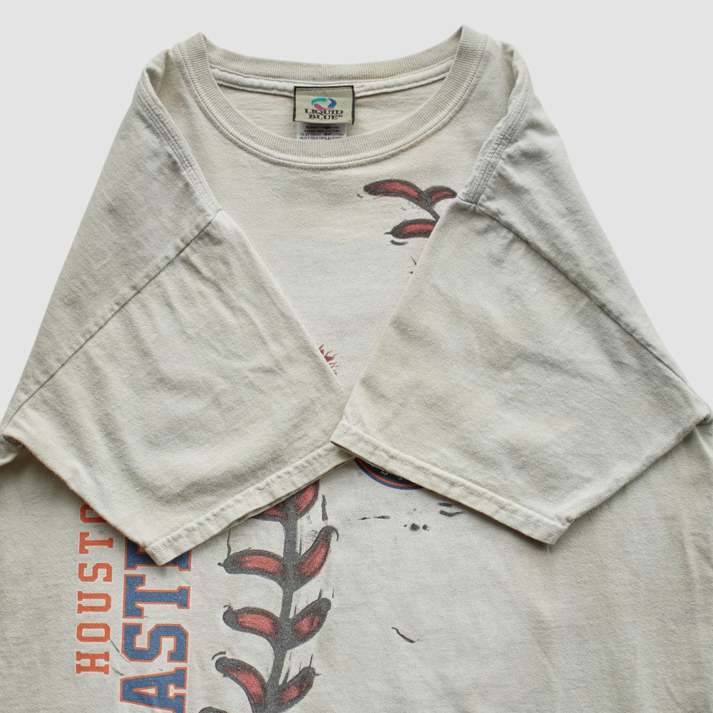 Houston Astros Liquid Blue 2000s T-Shirt - Beige - Vintage - Fanatics on Sale