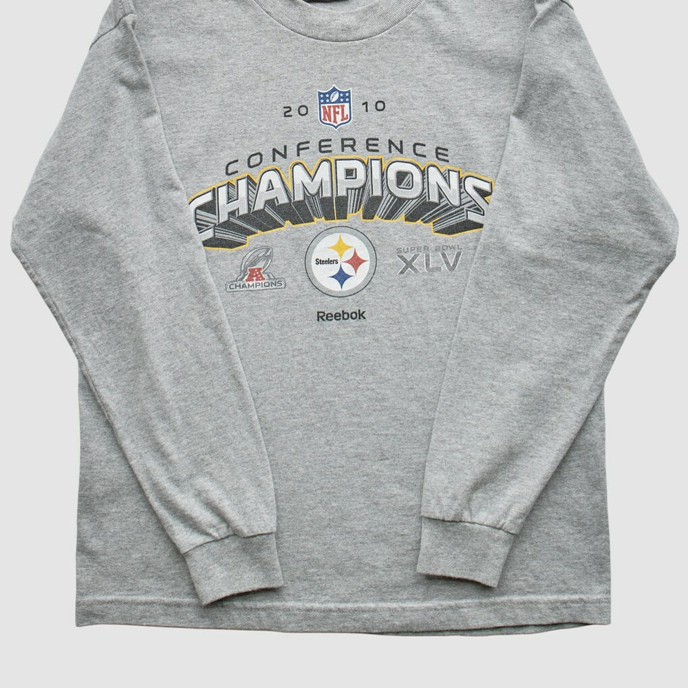 Fanatics Pittsburgh Steelers Reebok 2010 Sweatshirt Gray Vintage
