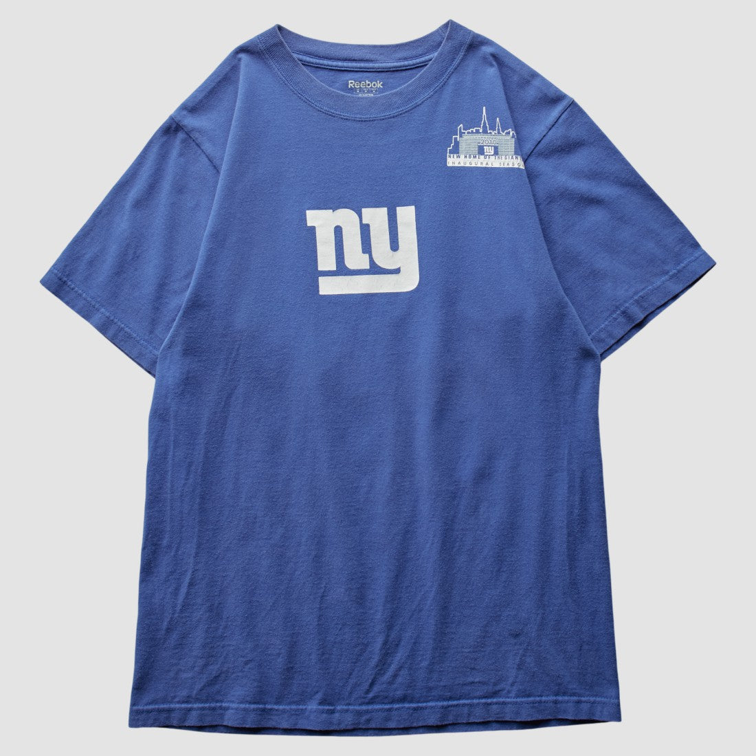 Fanatics New York Giants Reebok 2010 T-Shirt Blue Vintage