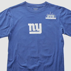 Fanatics New York Giants Reebok 2010 T-Shirt Blue Vintage