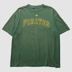 Pittsburgh Pirates Majestic 2000s T-Shirt - Green - Vintage - Fanatics Lifestyle