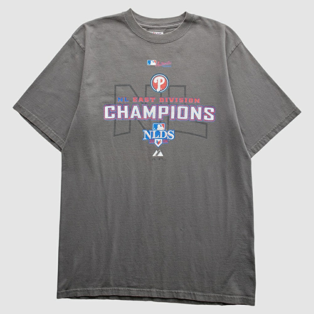 Philadelphia Phillies 2008 T-Shirt - Gray - Vintage - Fanatics Sale