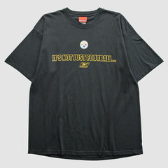 Fanatics Pittsburgh Steelers Reebok 2000s T-Shirt Black Vintage
