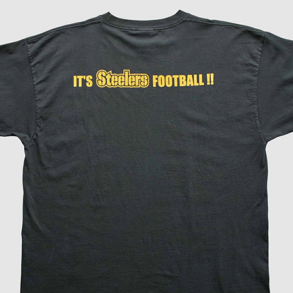 Fanatics Pittsburgh Steelers Reebok 2000s T-Shirt Black Vintage