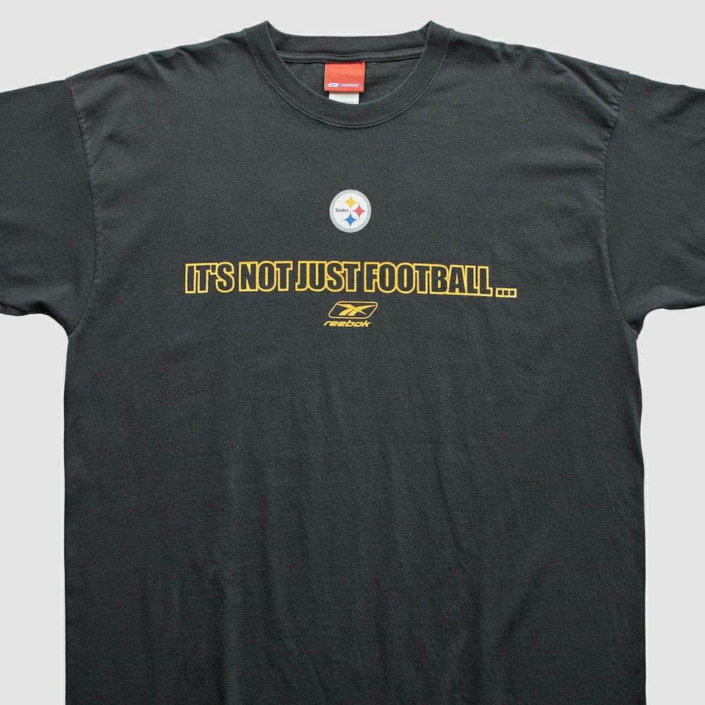 Fanatics Pittsburgh Steelers Reebok 2000s T-Shirt Black Vintage