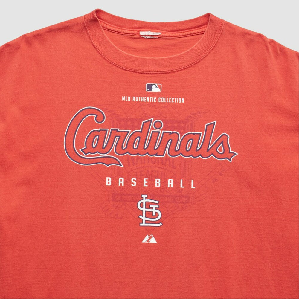 St. Louis Cardinals Majestic 2000s T-Shirt - Red - XVintage - Fanatics Lifestyle