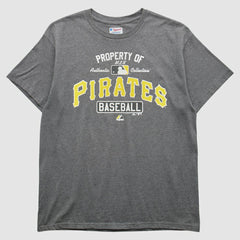 Pittsburgh Pirates Majestic 2000s T-Shirt - Gray - Vintage - Fanatics Online