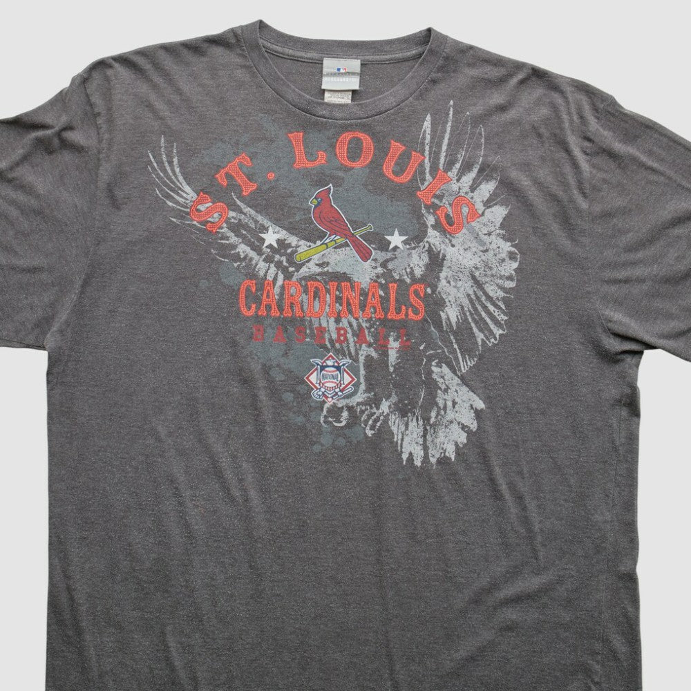 St. Louis Cardinals 2000s T-Shirt - Gray - XVintage - Fanatics Lifestyle