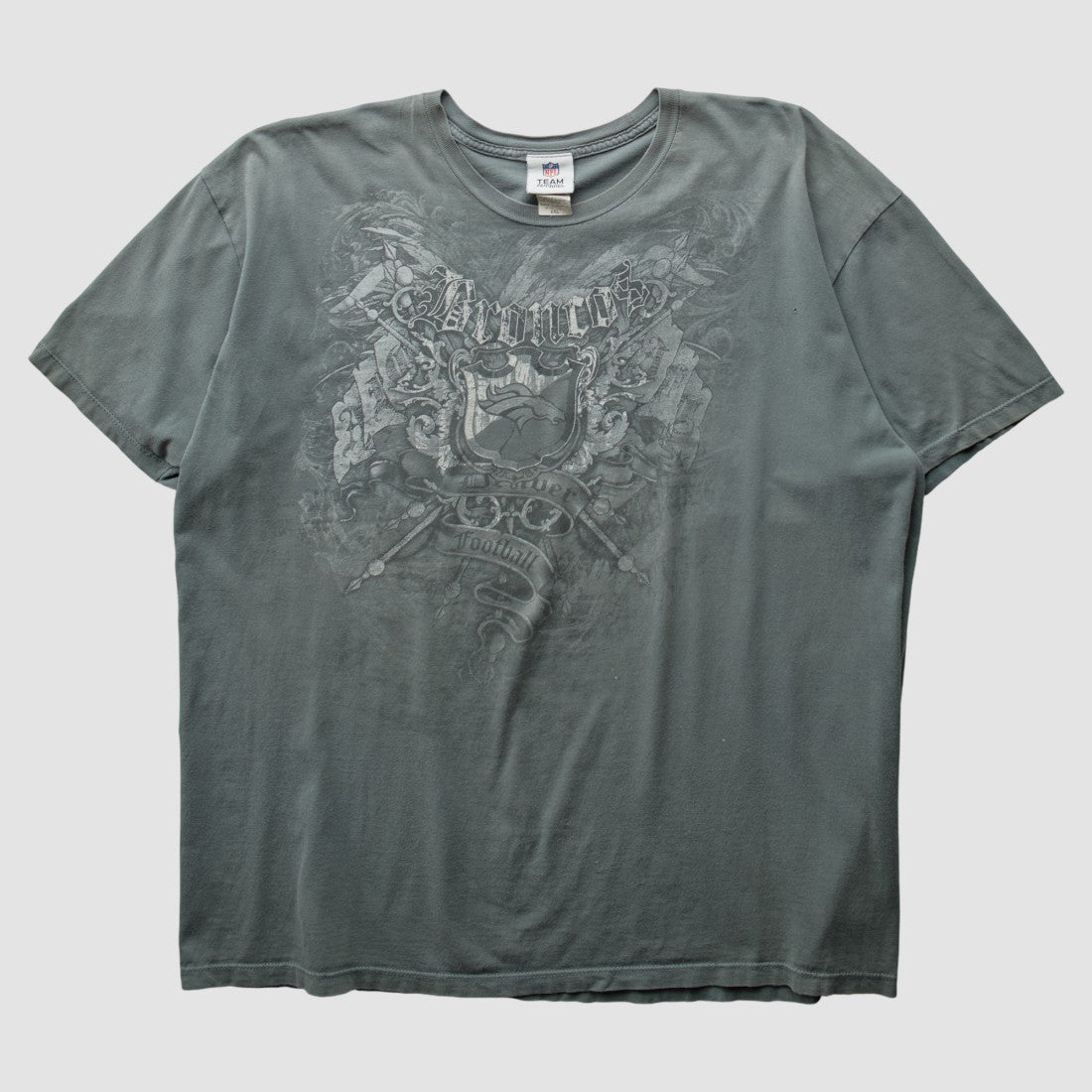 Fanatics Denver Broncos 2000s T-Shirt Gray Vintage