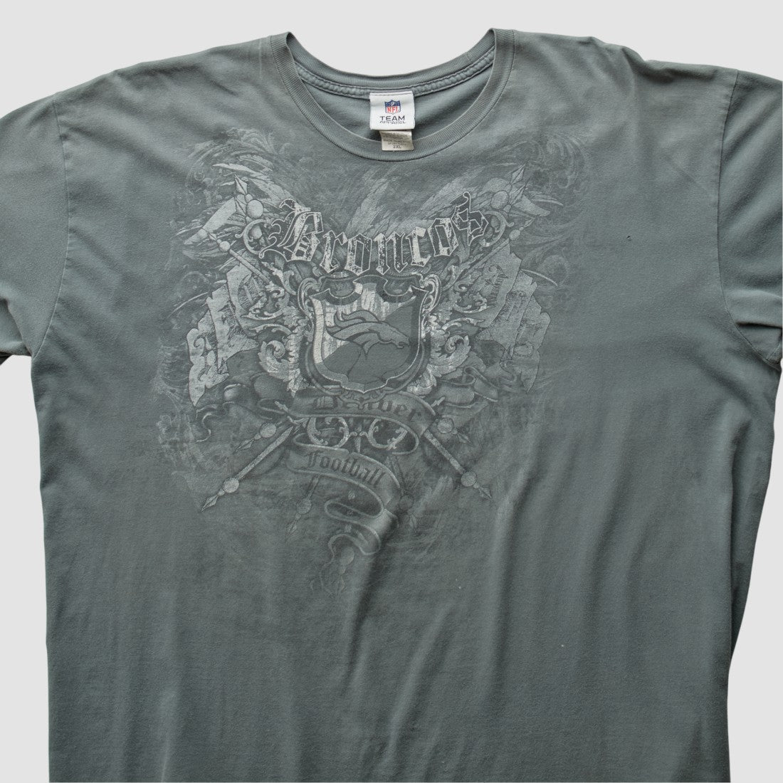 Fanatics Denver Broncos 2000s T-Shirt Gray Vintage