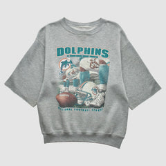 Fanatics Miami Dolphins 90s Sweatshirt Gray Vintage