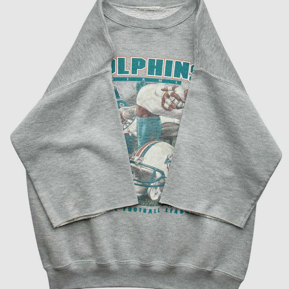 Fanatics Miami Dolphins 90s Sweatshirt Gray Vintage