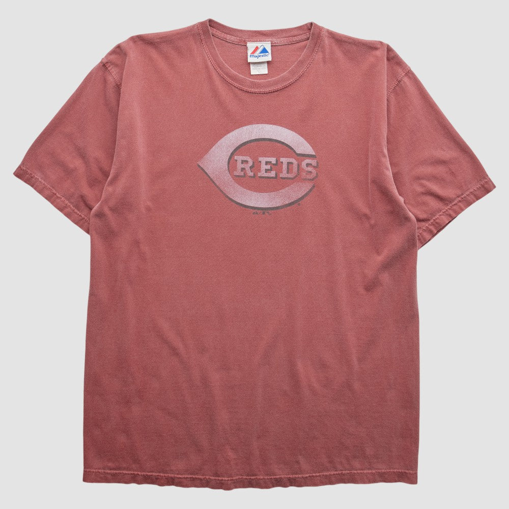 Cincinnati Reds Majestic 2010 T-Shirt - Red - Vintage - Fanatics Online