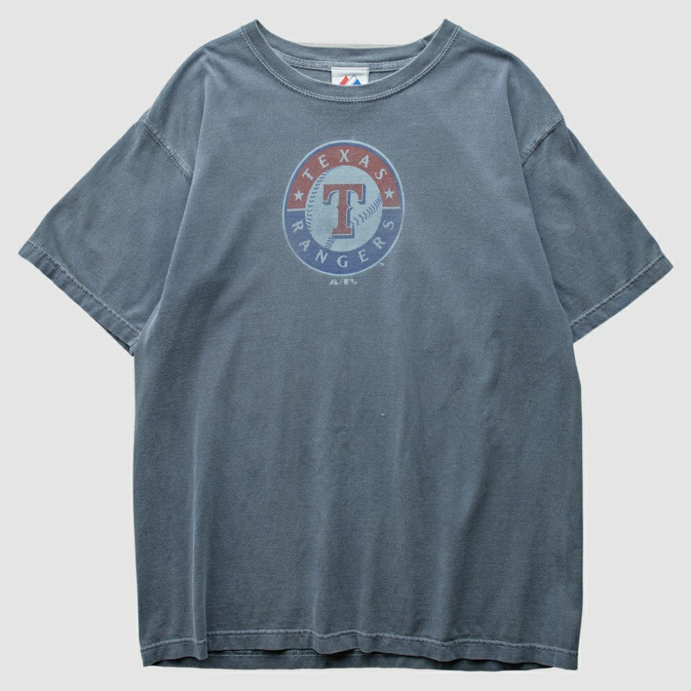 Texas Rangers Majestic 2010 T-Shirt - Gray - Vintage - Fanatics Discount