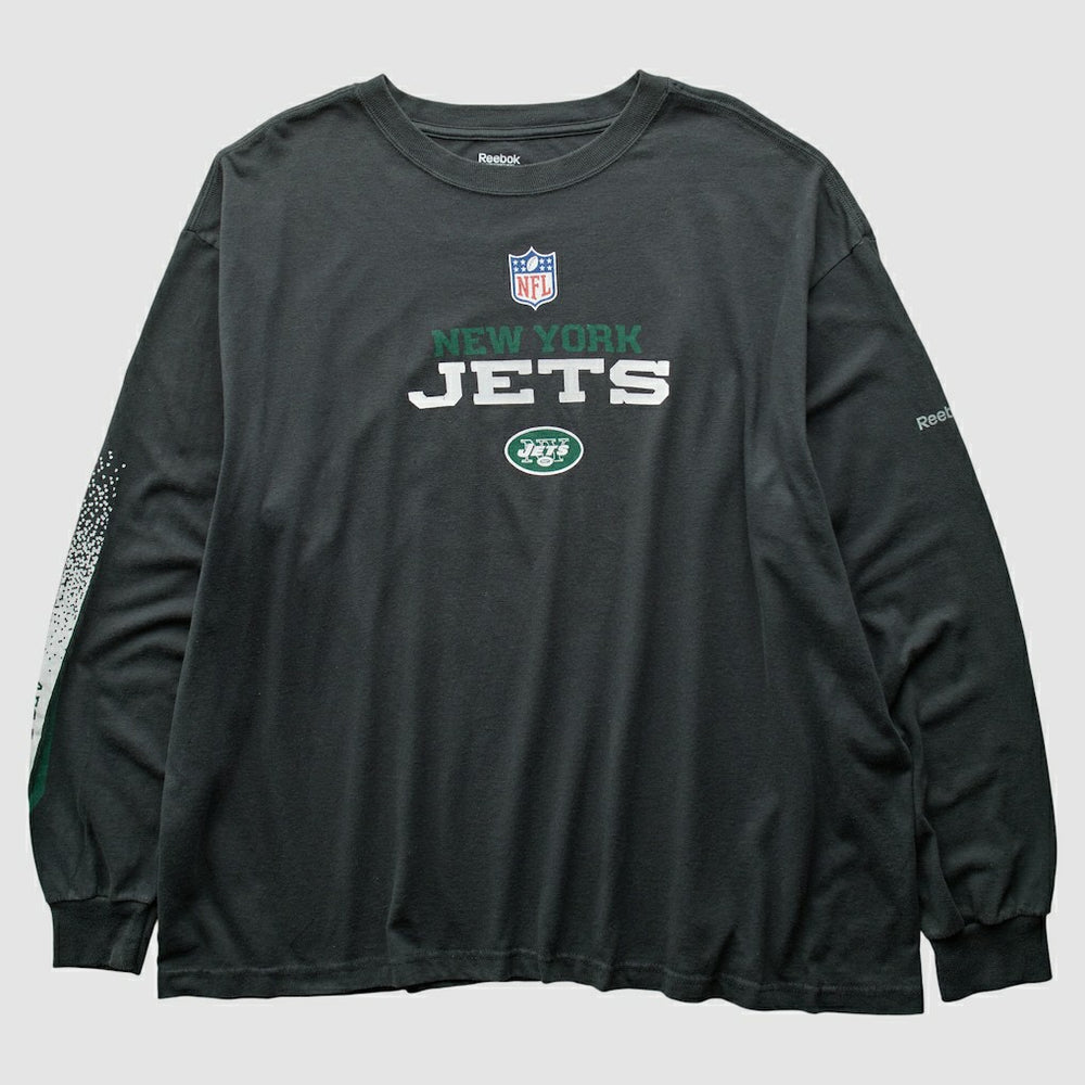 Fanatics New York Jets Reebok 2000s T-Shirt Black Vintage